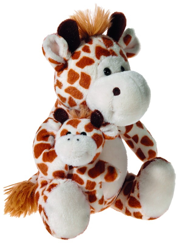 Plyšová žirafa s mládětem HEUNEC  AKCE pouze do vyprodání zásob