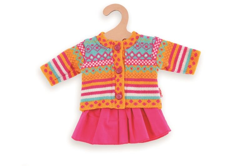 Obleček svetr a sukně na panenku 35-45 cm AKCE pouze do vyprodání zásob!