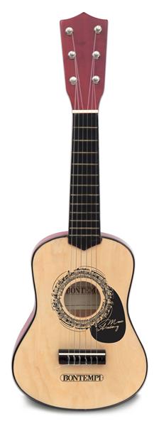 BONTEMPI Klasická dřevěná kytara se 6 strunami 55 cm 