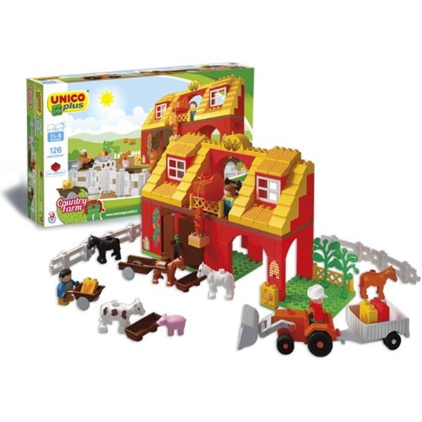 Unico Farma s traktorem pasuje na LEGO DUPLO