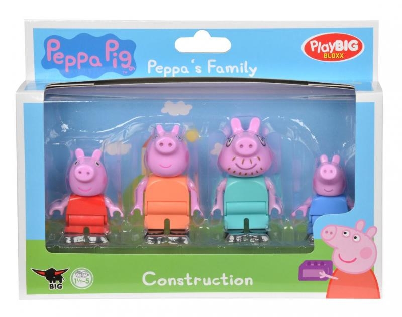 Figurky z dětského seriálu Prasátko Peppa rodina